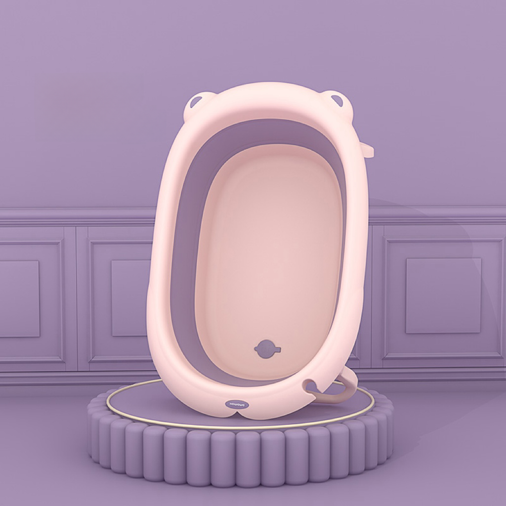 Howawa GeniBear Foldable Baby Bathtub Purple