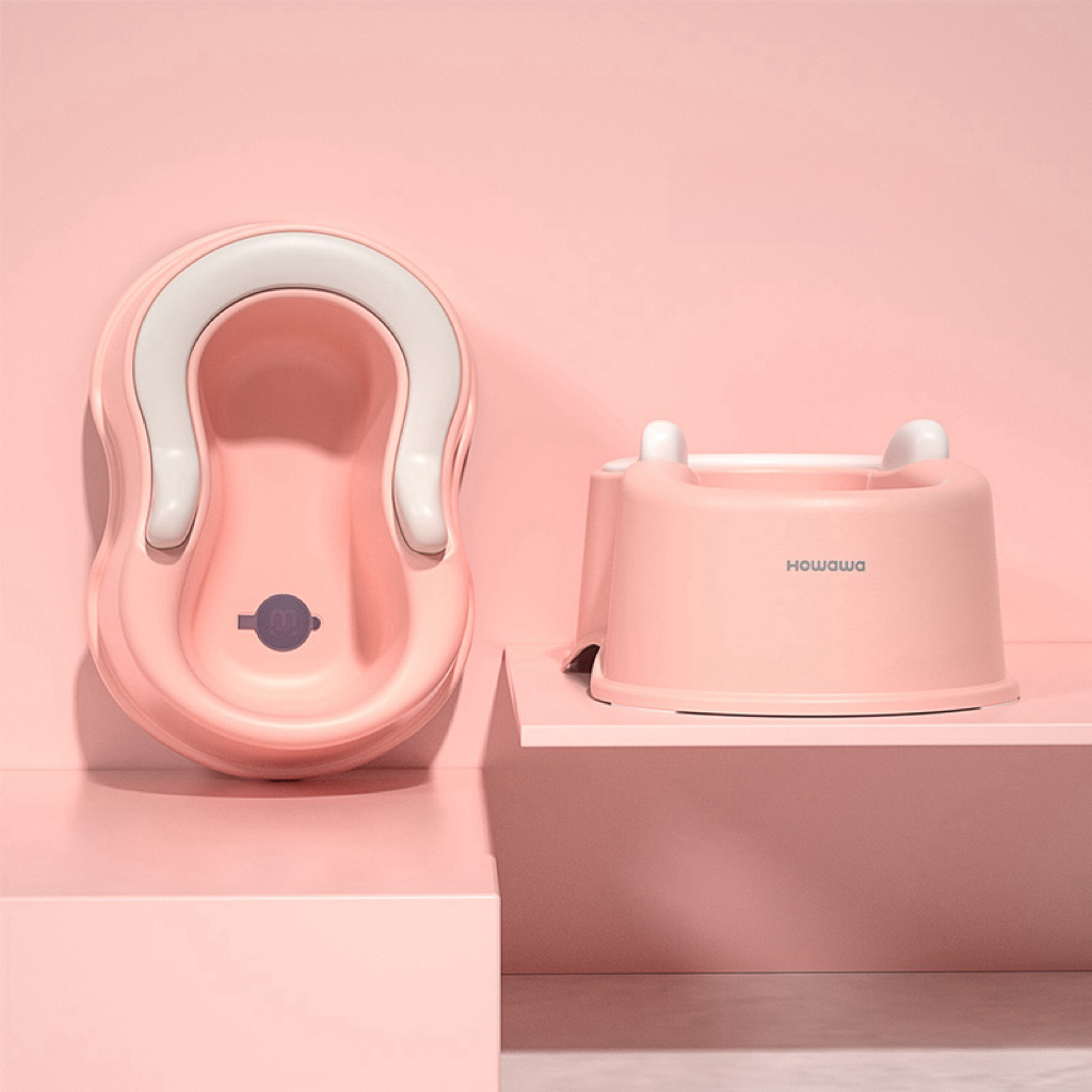 Howawa Baby Washing Basins for delicate areas  pink colour