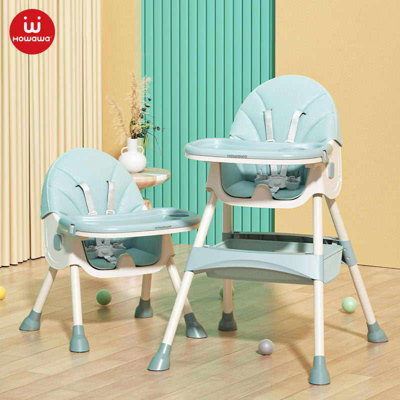 Howawa Baby Premium Highchair high chair feeding chair h8847  light blue high chair and short chair