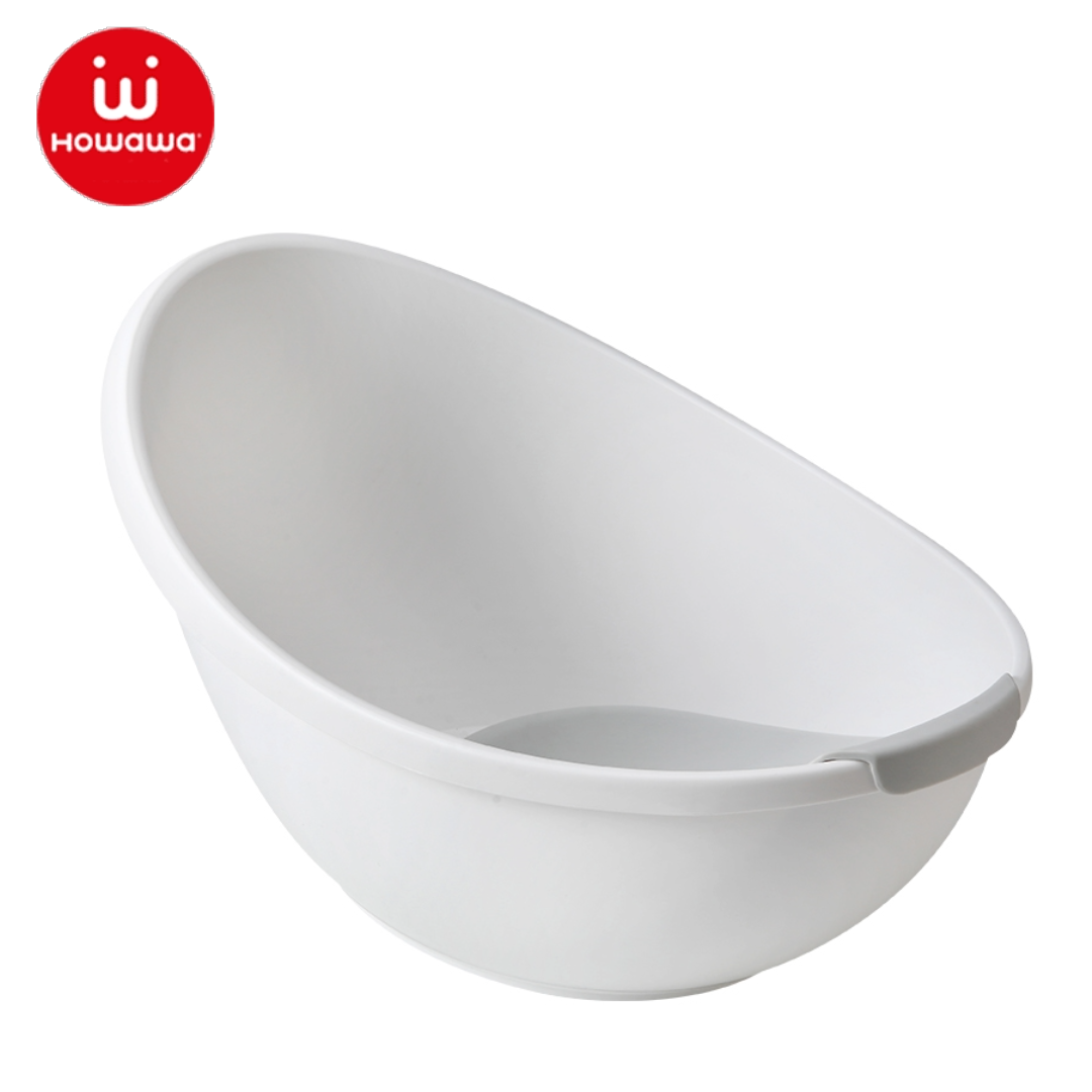 howawa baby bath bathtub egg shape newborn tub bathing white cover photo