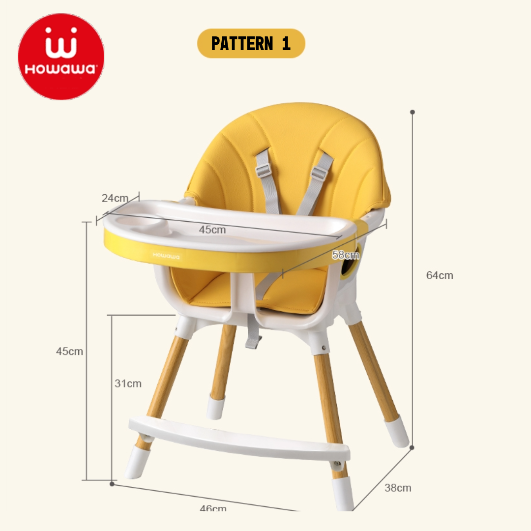 howawa baby high chair feeding chair pattern 1 short chair