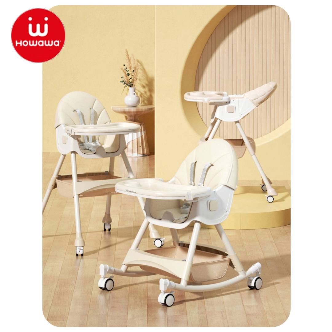 Howawa Baby Premium Highchair high chair feeding chair h8847  white colour