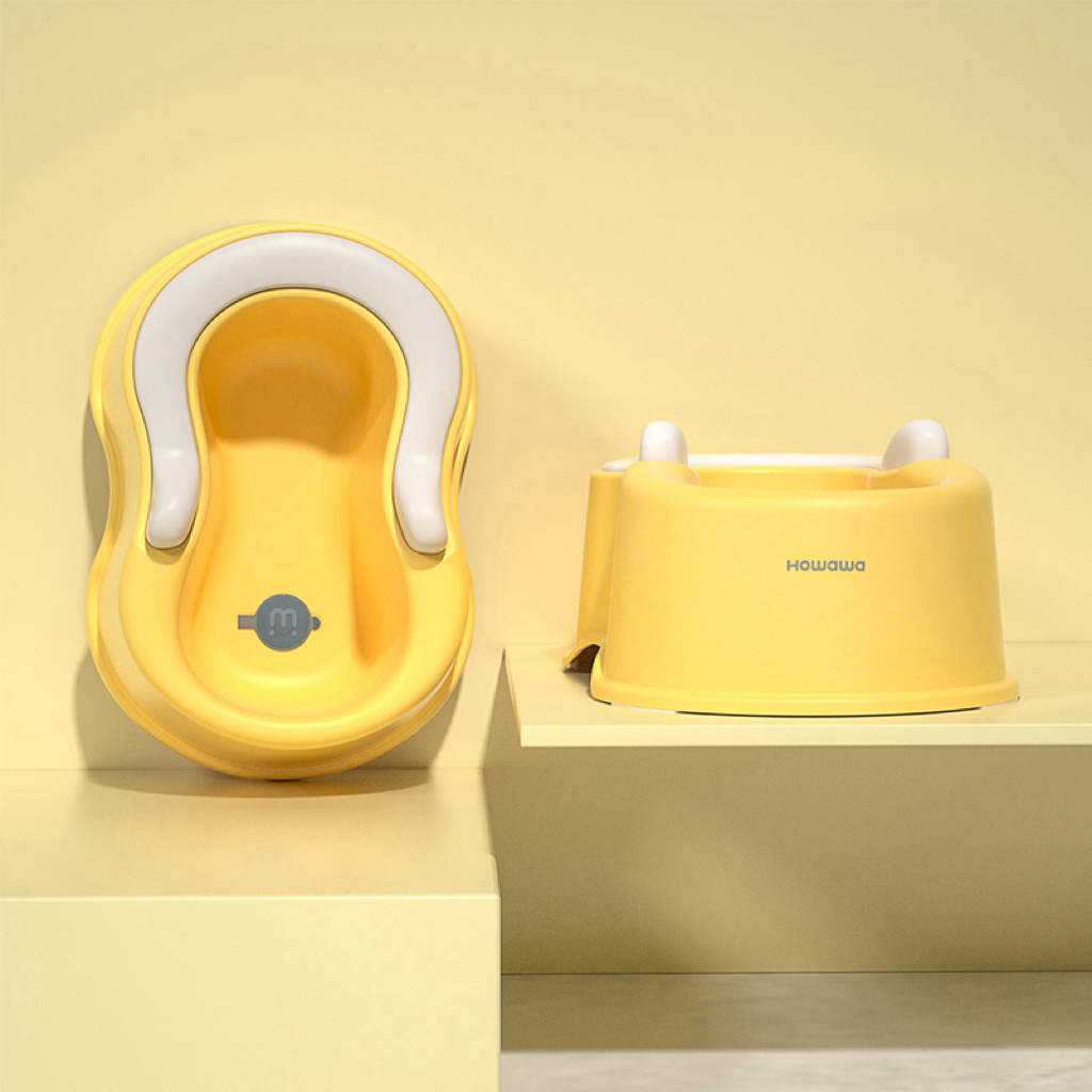 Howawa Baby Washing Basins for delicate areas  yellow colour