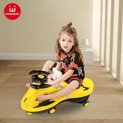 howawa ride on toy twist car bat hover yellow