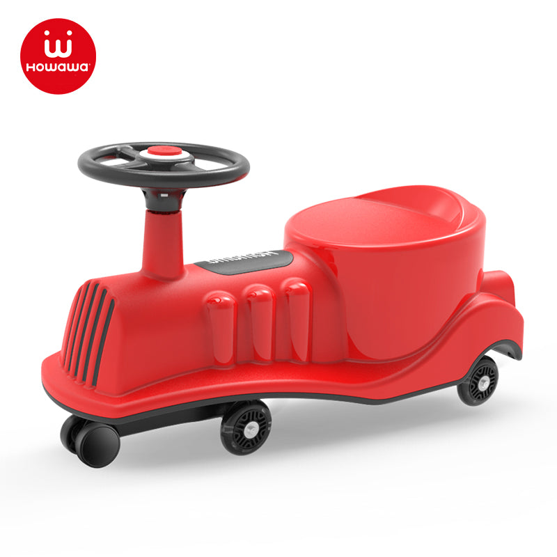 howawa ride on toy twist car royal train red 