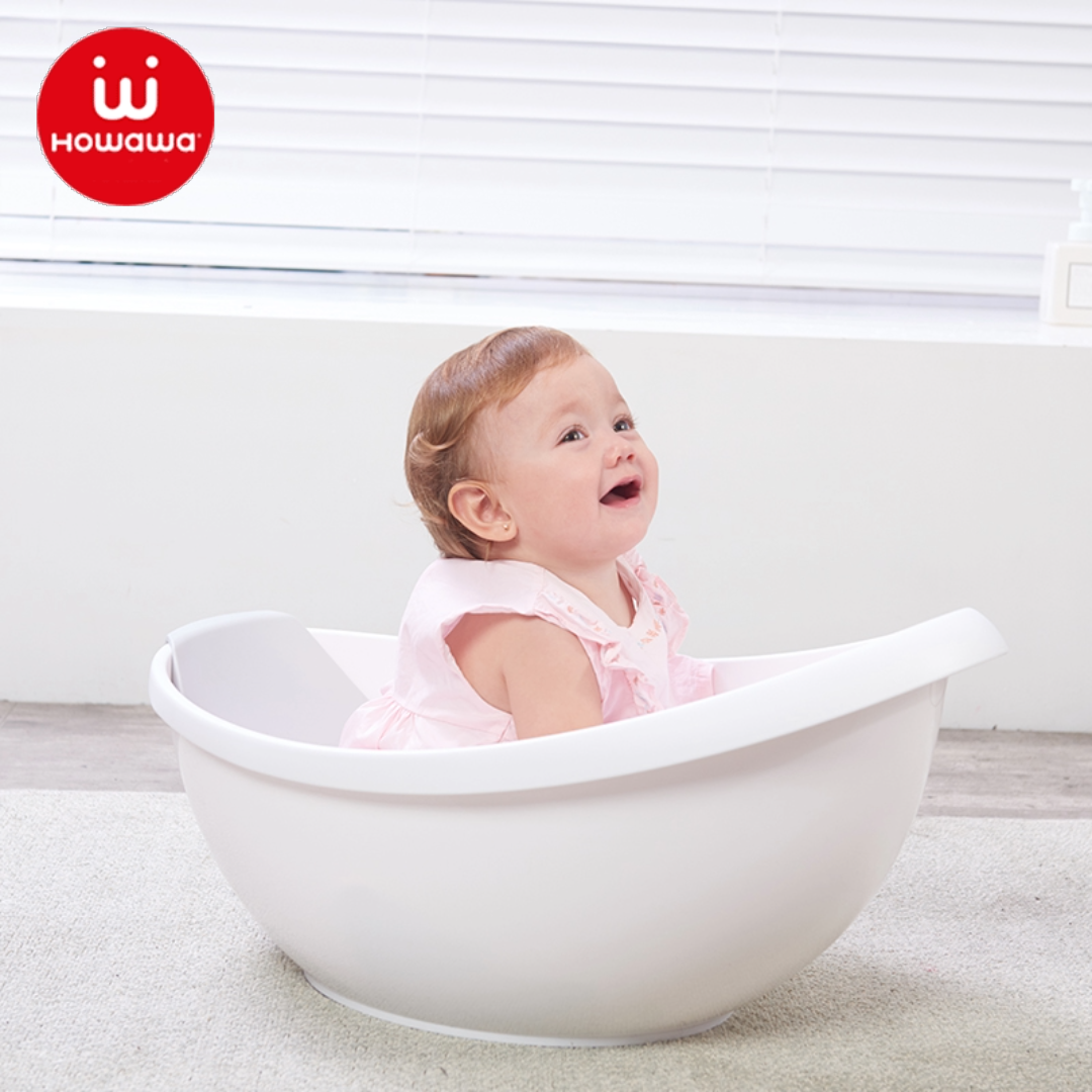 Howawa Egg Shape Baby Baths White1